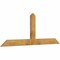 Ekena Millwork Portland Rough Sawn Timber Gable Bracket, Western Red Cedar, 84"W x 31"H x 2"D x 6"F, 9/12 Pitch GBW084X31X0206POR00RWR - alternate 4